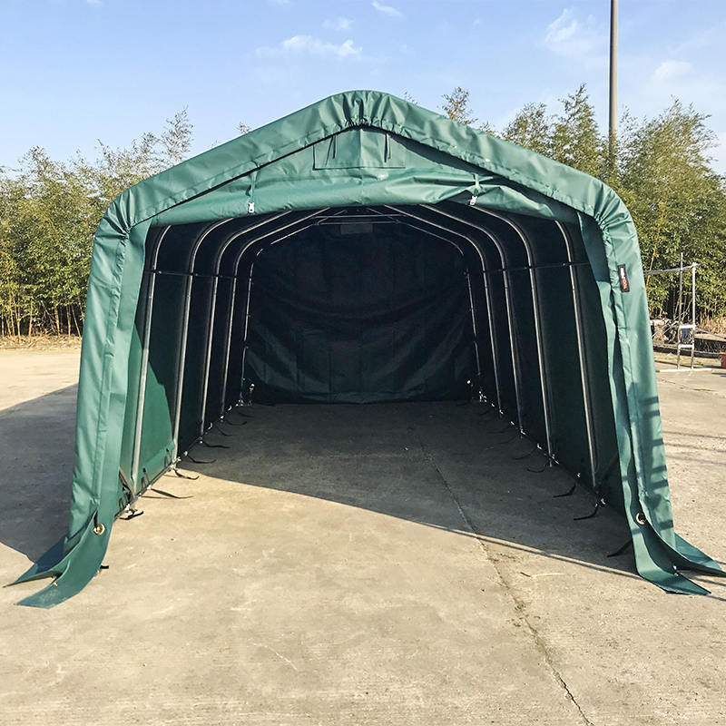 Nhà để xe và nơi trú ẩn di động chống thấm nước bằng nhựa PVC 3,3x6 (11