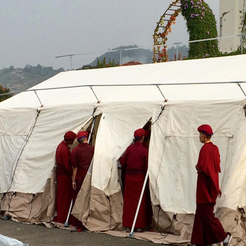 Lều đế đa năng tiêu chuẩn MSF/ICRC/IFRC 45m2 dùng cho trường học, văn phòng, phòng khám