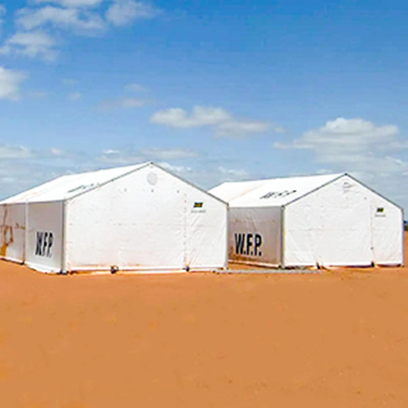 IFRC/ICRC/WFP/IOM Tiêu chuẩn 6,5x8m Lều di động Bộ lưu trữ di động (MSU)