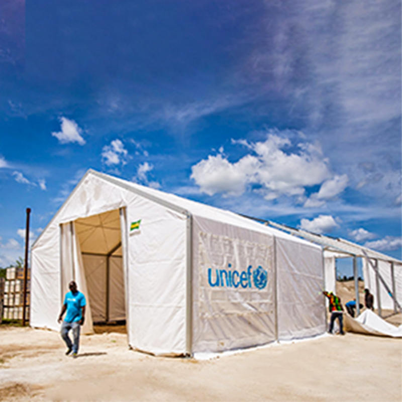 IFRC/ICRC/WFP/IOM Tiêu chuẩn 6,5x8m Lều di động Bộ lưu trữ di động (MSU)