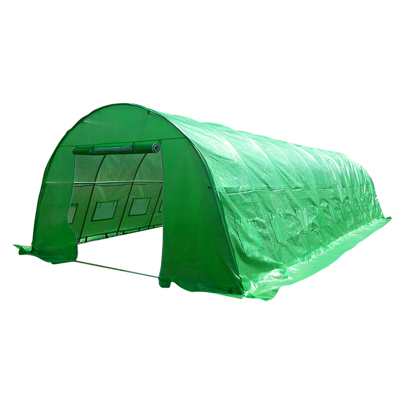 Nhà kính Polytunnel hạng nặng lớn 4x10x2,3m