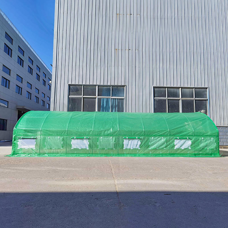 Nhà kính đường hầm cao 4x8x2m đường hầm tròn