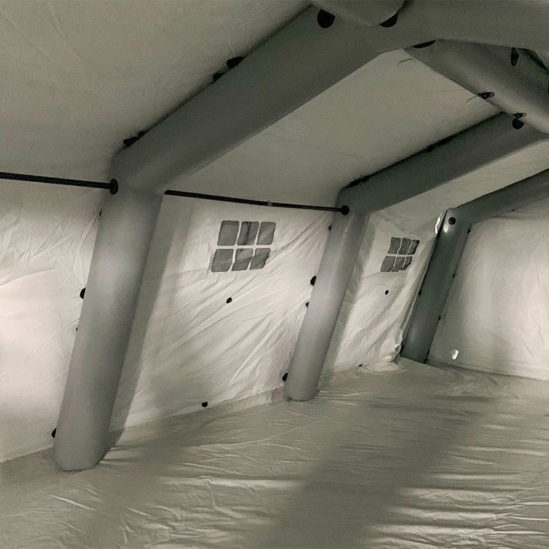 Lều bơm hơi triển khai nhanh trung bình đa năng 5,6x7,55m áp suất thấp