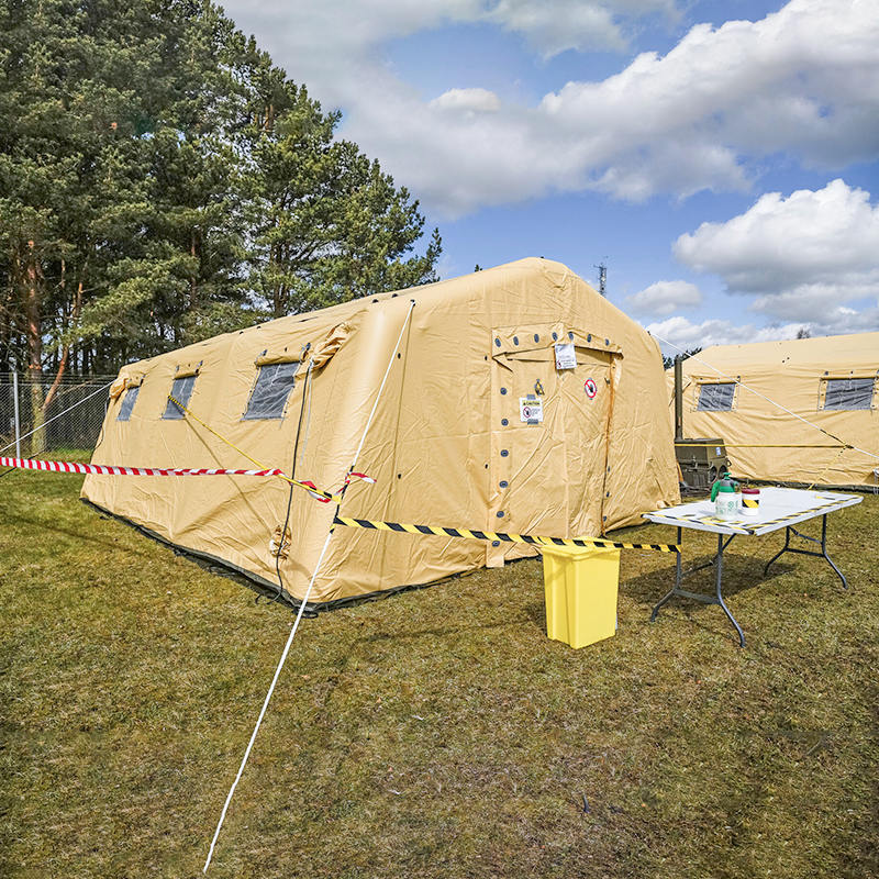 Lều bơm hơi triển khai nhanh trung bình đa năng 5,6x7,55m áp suất thấp