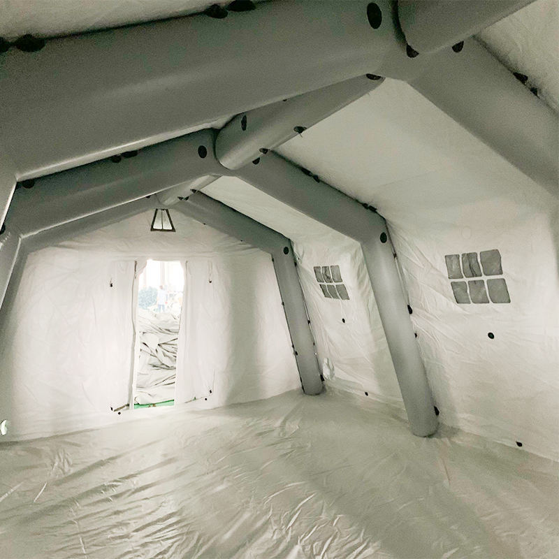 Lều bơm hơi triển khai nhanh trung bình đa năng 5,6x7,55m áp suất thấp