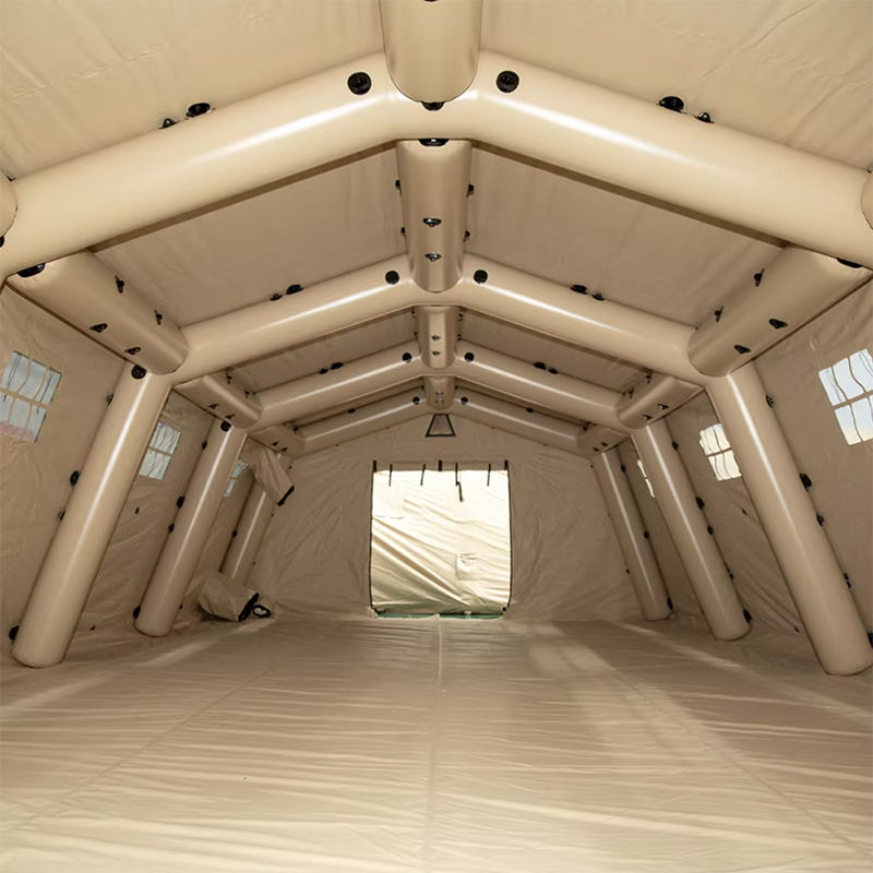 Lều kín khí triển khai nhanh đa năng 5,6x12,35m áp suất thấp