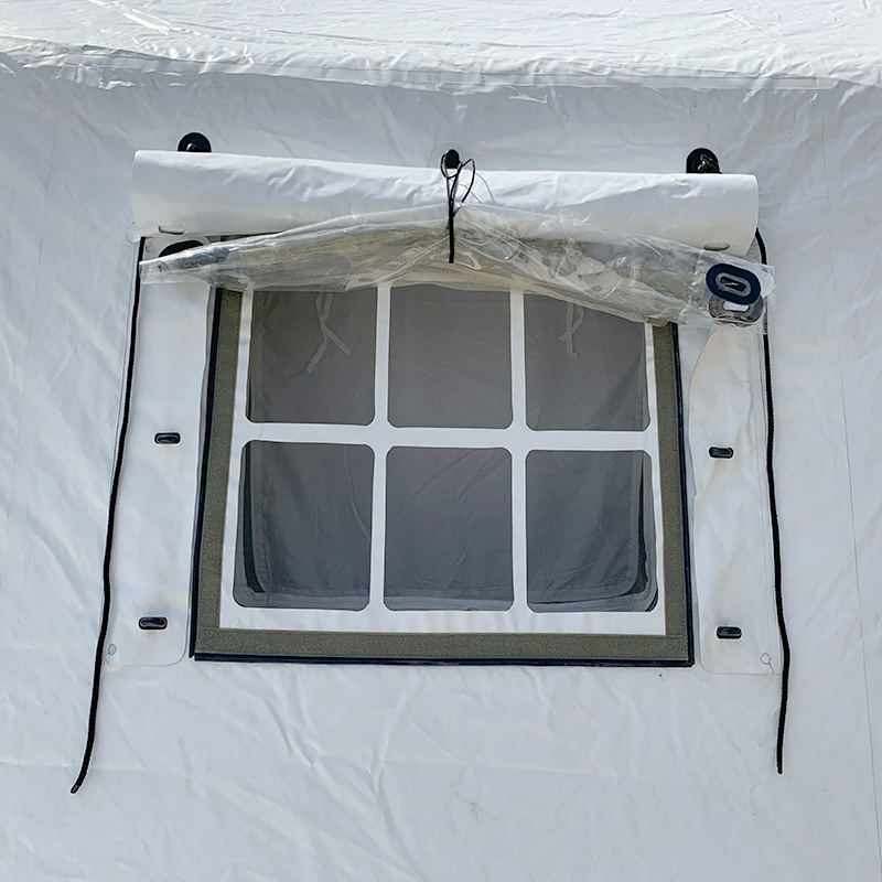 Lều bơm hơi của Bệnh viện Chữ thập đỏ rộng 30 m2