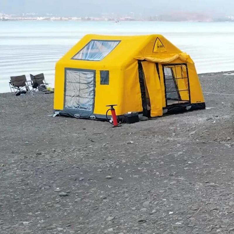 8-10 Người Lều cắm trại bơm hơi chống cháy và chống vi khuẩn bốn mùa quyến rũ