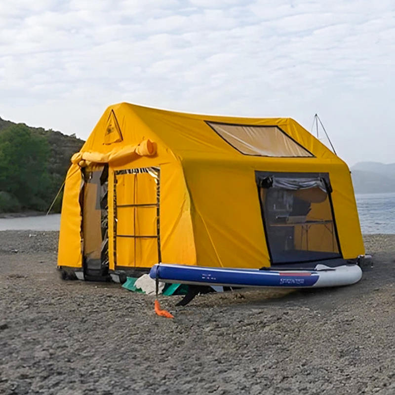 8-10 Người Lều cắm trại bơm hơi chống cháy và chống vi khuẩn bốn mùa quyến rũ