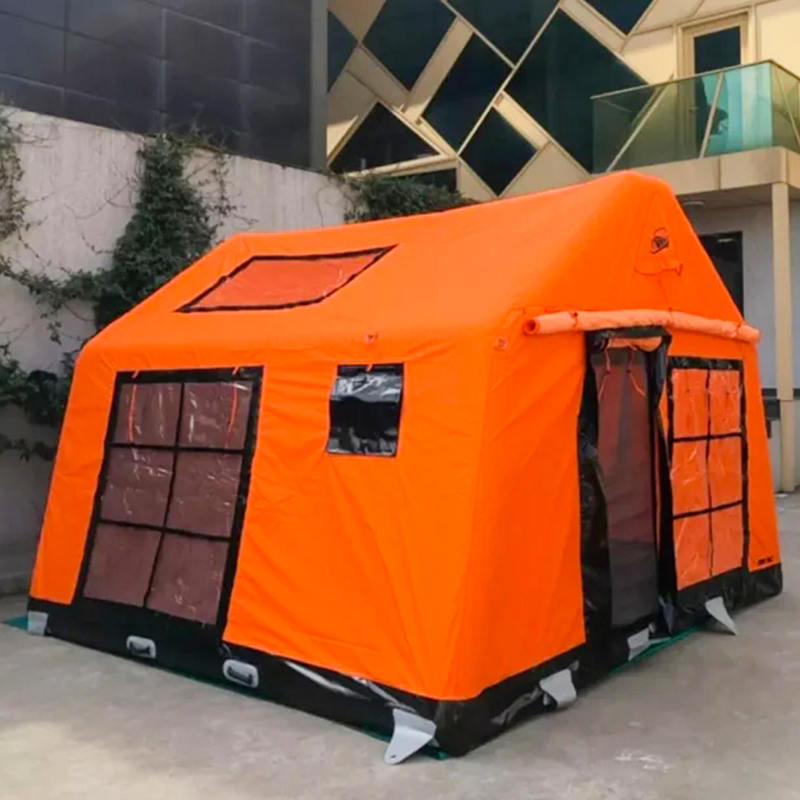 8-10 Người Lều cắm trại bơm hơi chống cháy và chống vi khuẩn bốn mùa quyến rũ