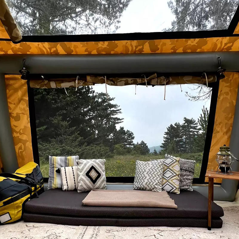 Lều cắm trại bơm hơi toàn cảnh bốn mùa 8-10 người