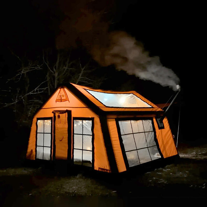 Lều cắm trại bơm hơi toàn cảnh bốn mùa 8-10 người