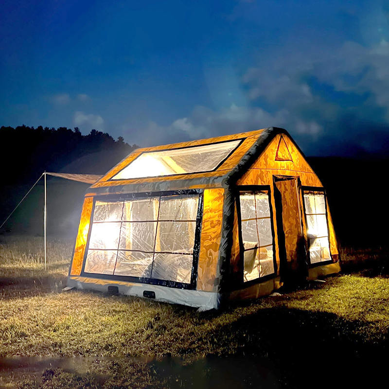 Lều cắm trại bơm hơi toàn cảnh bốn mùa 8-10 người