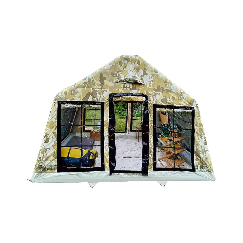 Lều cắm trại bơm hơi toàn cảnh bốn mùa 8-10 người