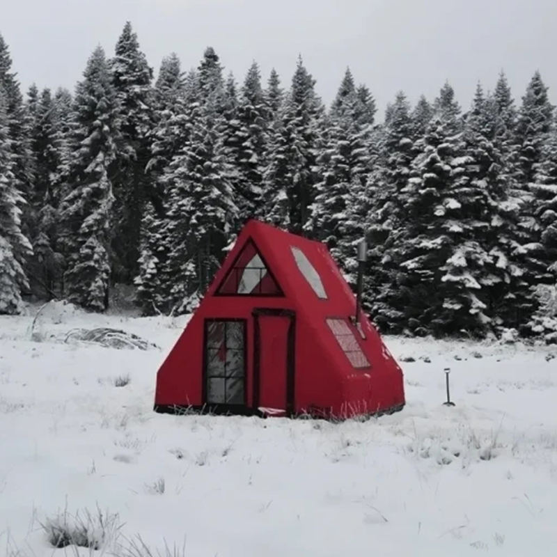 Lều bơm hơi chống nước 8-10 người bốn mùa để cắm trại