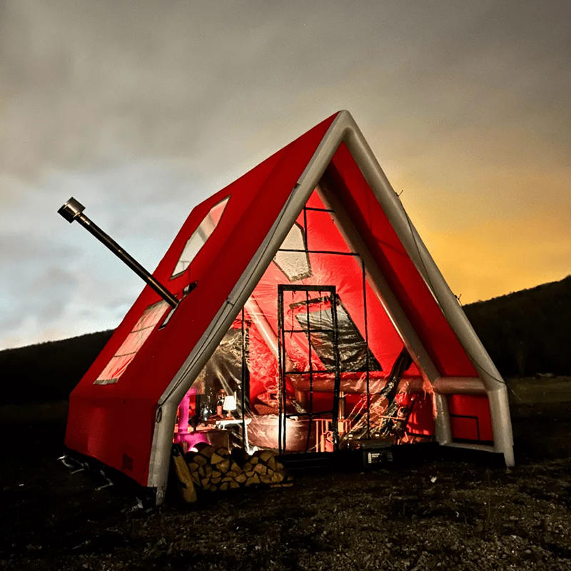 Lều bơm hơi chống nước 8-10 người bốn mùa để cắm trại