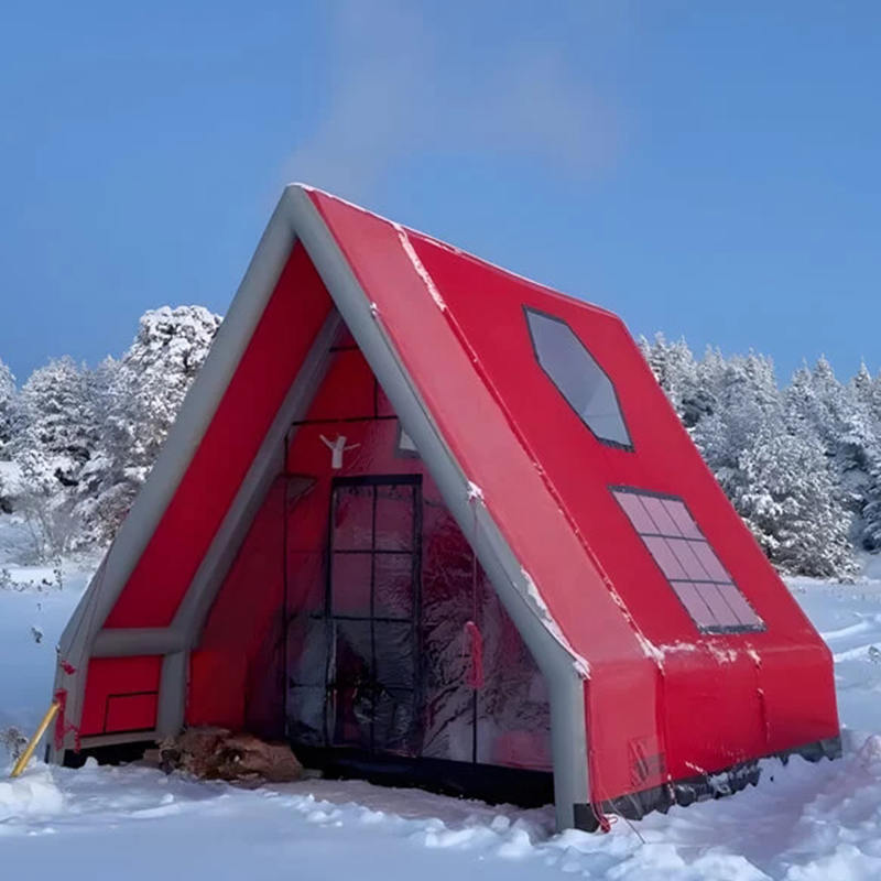 Lều bơm hơi chống nước 8-10 người bốn mùa để cắm trại