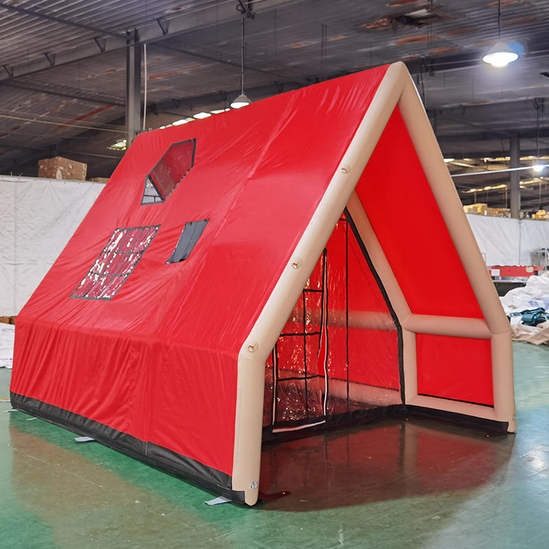 Lều bơm hơi chống nước 8-10 người bốn mùa để cắm trại