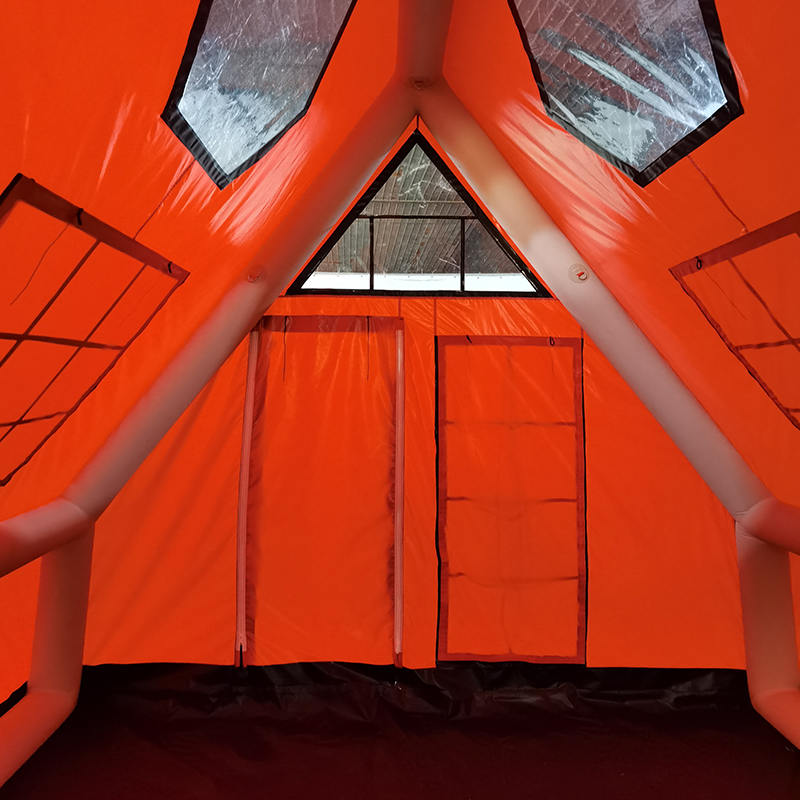 Lều bơm hơi chống nước 8-10 người bốn mùa để cắm trại