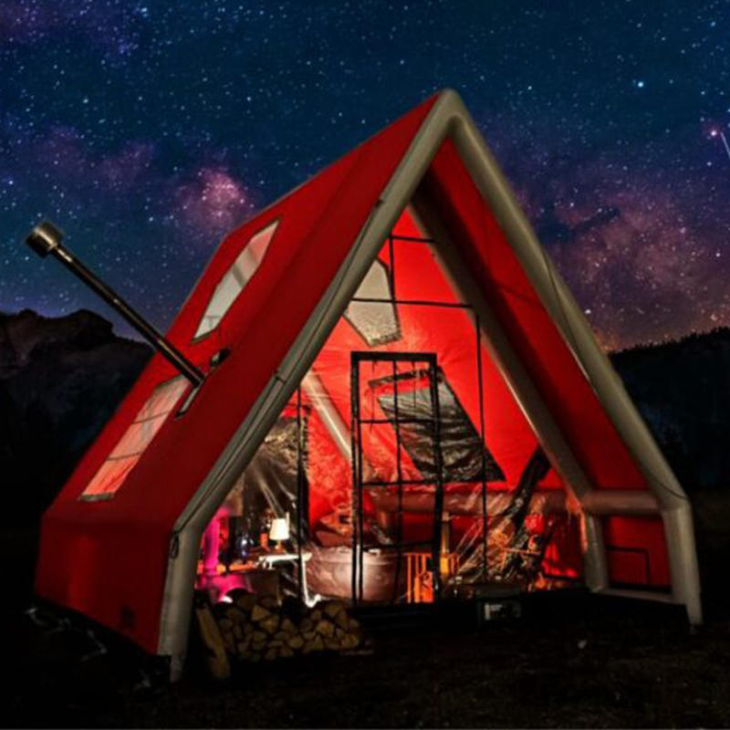 Lều bơm hơi chống nước 8-10 người bốn mùa để cắm trại