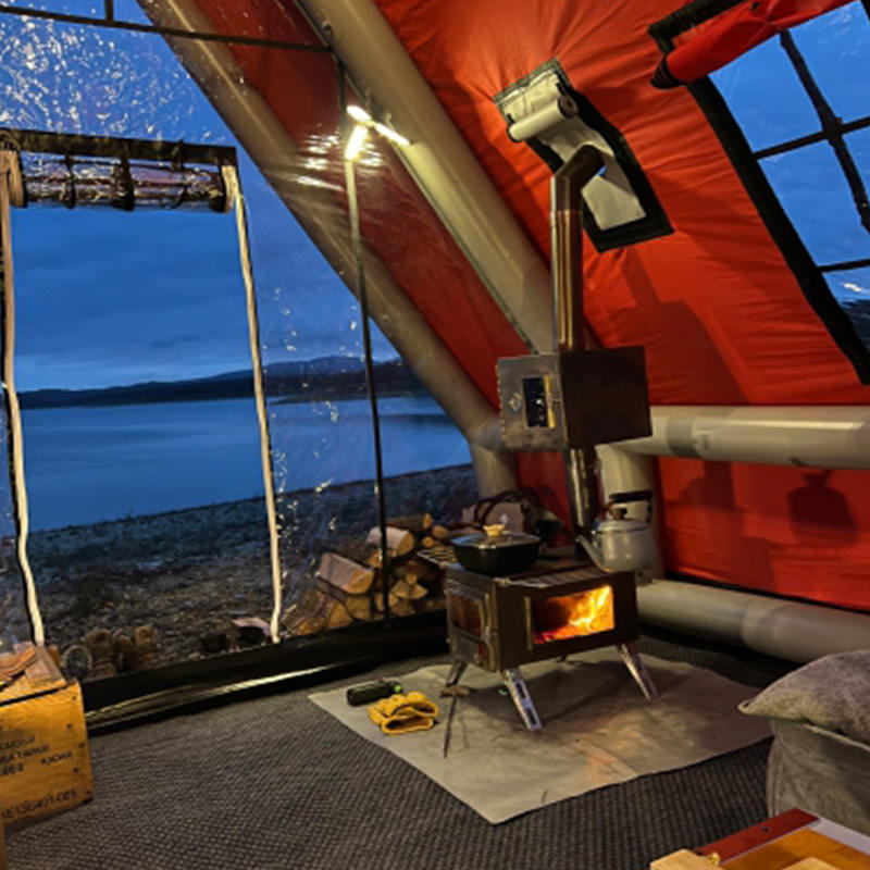 Lều bơm hơi chống nước 8-10 người bốn mùa để cắm trại