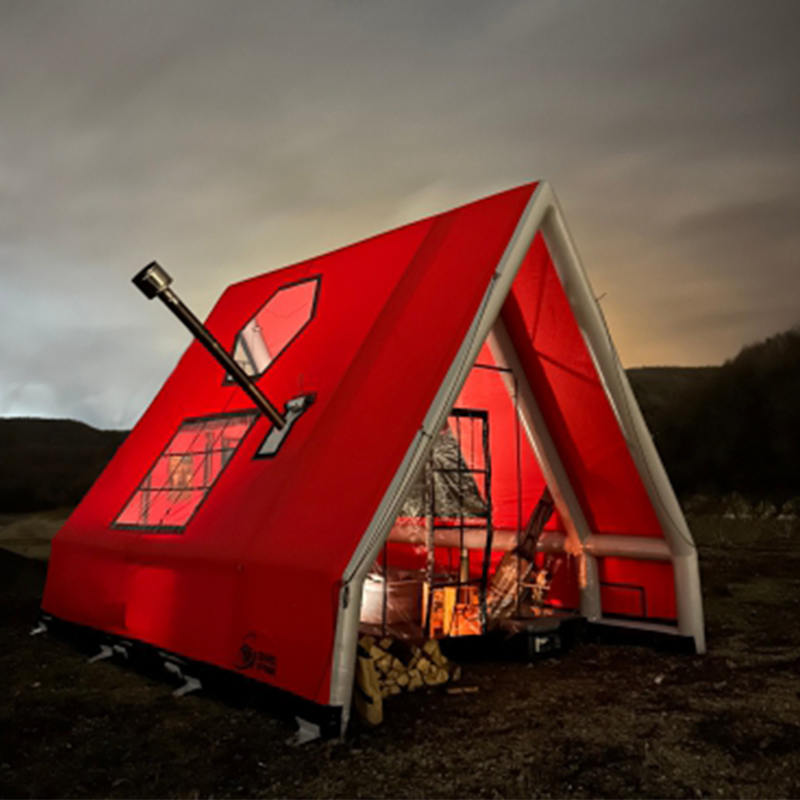 Lều bơm hơi chống nước 8-10 người bốn mùa để cắm trại